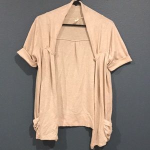 Tan cardigan with pockets